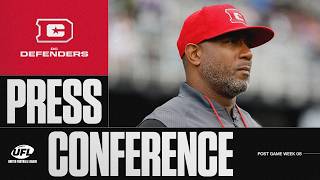 DC Defenders Week 8 Postgame Presser | UFL