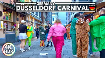 🎊 Germany Carnival in 2025 - Chaotic Düsseldorf Carnival in February - 4K HDR 60fps