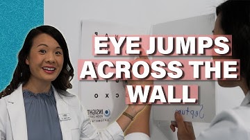 Vision Therapy Exercise: Eye Jumps Across The Wall