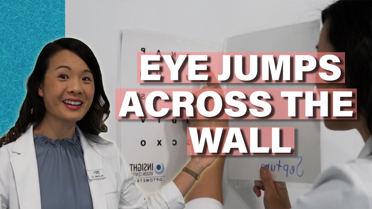 Vision Therapy Exercise Eye Jumps Across The Wall YouTube