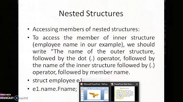 Structures in C | Nested & Self Referential Structures | Part 4