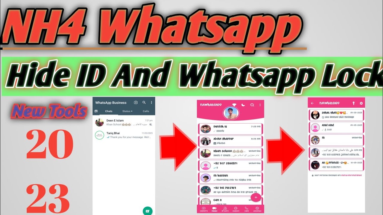 How To Hide NA4 Whatsapp and Hide Whatsapp Ka New Tricks 2023.# ...