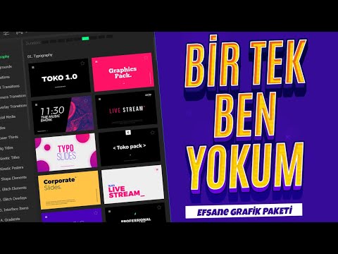 İÇİNDE BİR TEK BEN YOKUM! "Efsane Grafik / Animasyon Paketi" MotionCan - Toko Graphics Package