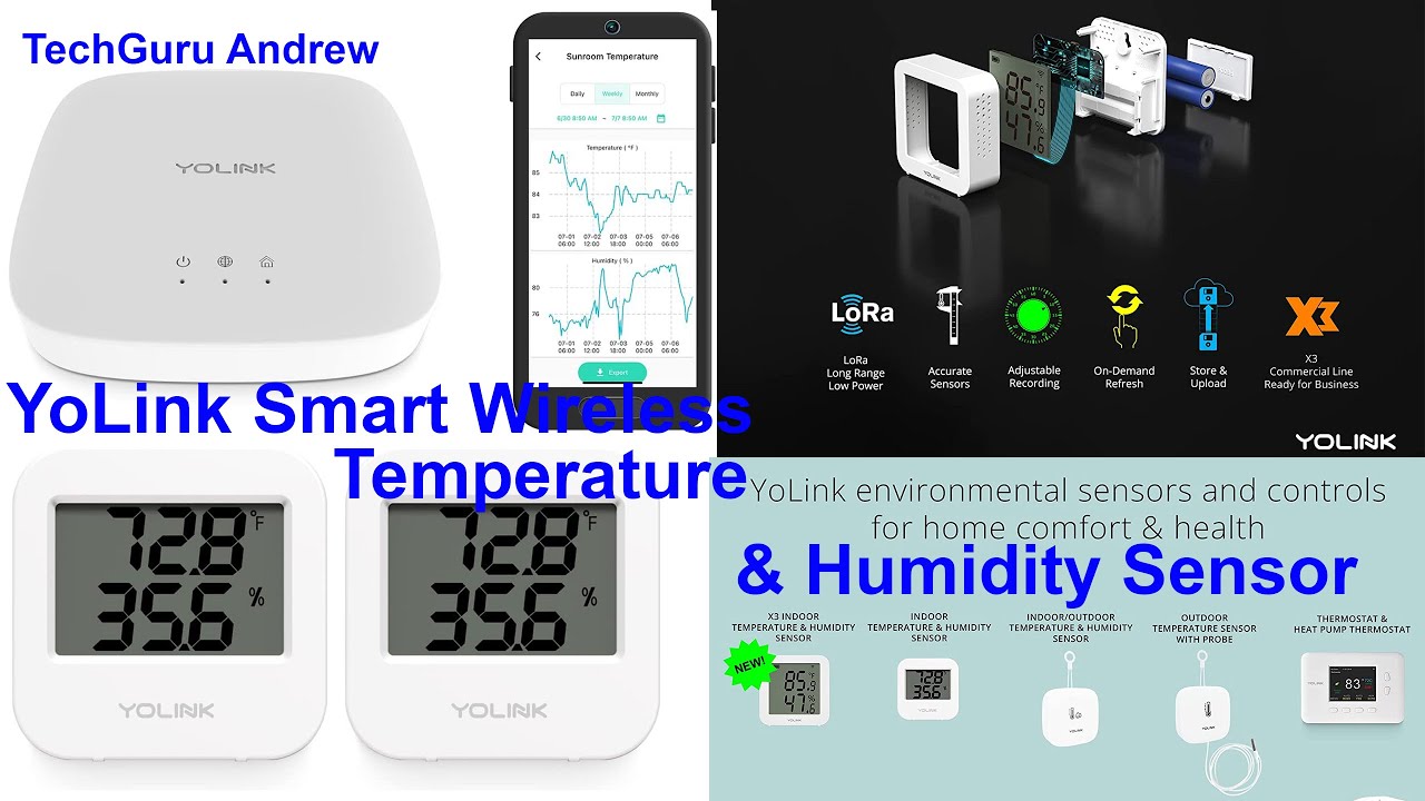 YoLink Smart Temperature Humidity Sensor