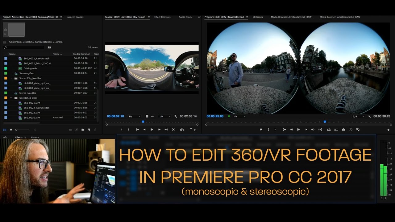 How To Edit 360Vr Video In Premiere Pro Cc 2017 -8316