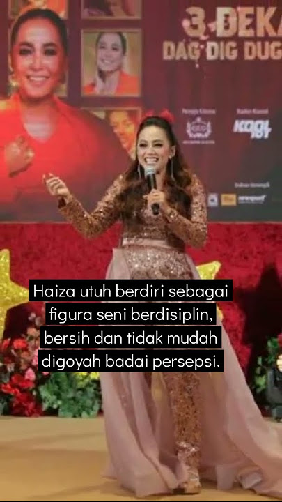 Haiza tolak gimik, cerita sensasi