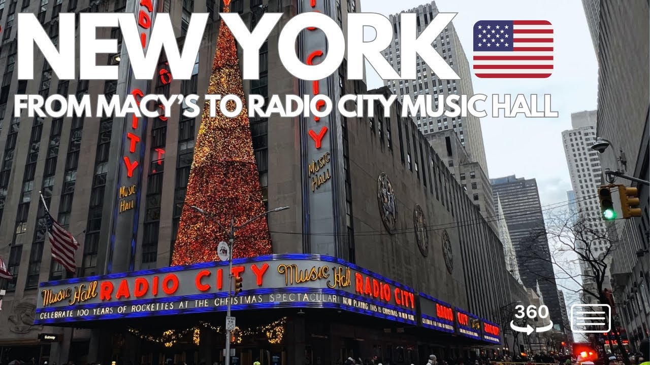 NYC Christmas Walking Tour 360: From Macy’s to Radio City!