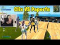 Clix VS Paper 2v2 TOXIC Realistic PvP w/ Bugha &amp; Eomzo!