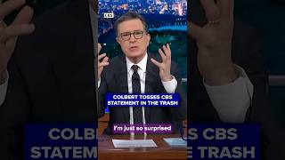 Colbert fires back at CBS