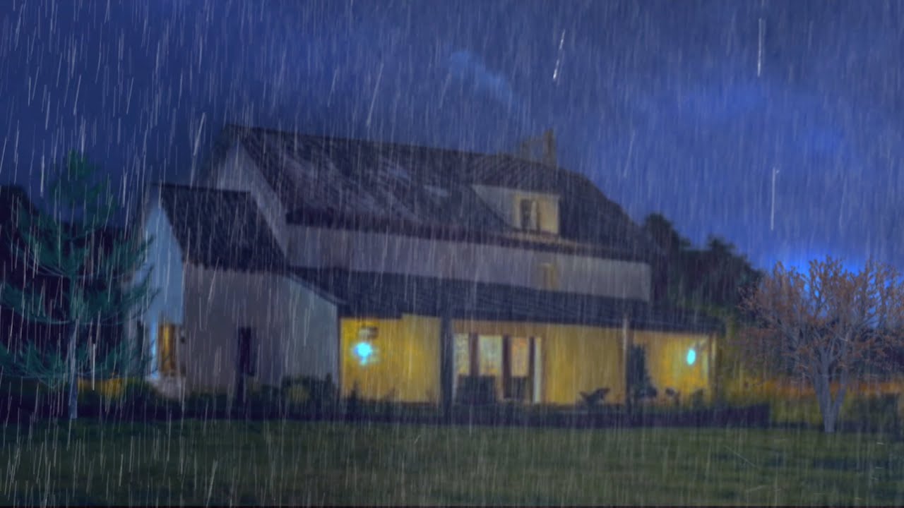 Get Over Insomnia with Heavy Rain & Thunder Sounds at Night. Rain Sounds For Sleeping