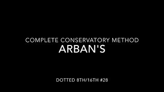 Arban's: Dotted 8th/16th #28 (Play Along)