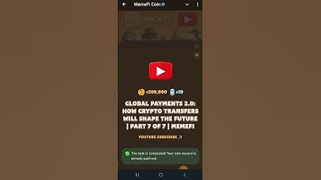 Code - Global Payments 2.0: How Crypto Transfers Will Shape the Future | Part 7 of 7 | MemeFi