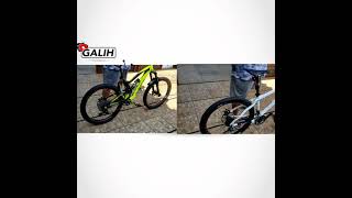 Drop Test Soft Tail VS Hard Tail MTB Bike #shorts screenshot 2