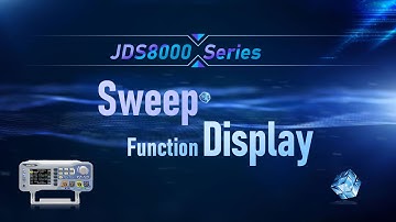 JDS8000 Series Function Arbitrary Waveform Signal Generator Scanning Function Demonstration