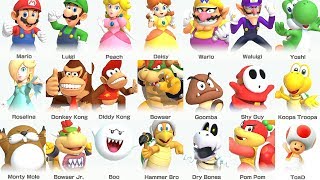 Super Mario Party 〇 All Characters