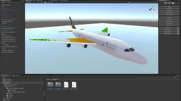 Unity plane model Making ! Time Lapse  [HD]