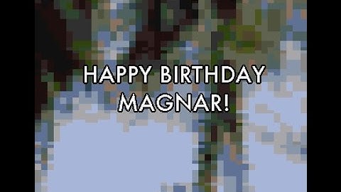 Amiga Birthday Committee - Magnar - Amiga Intro (50 FPS)