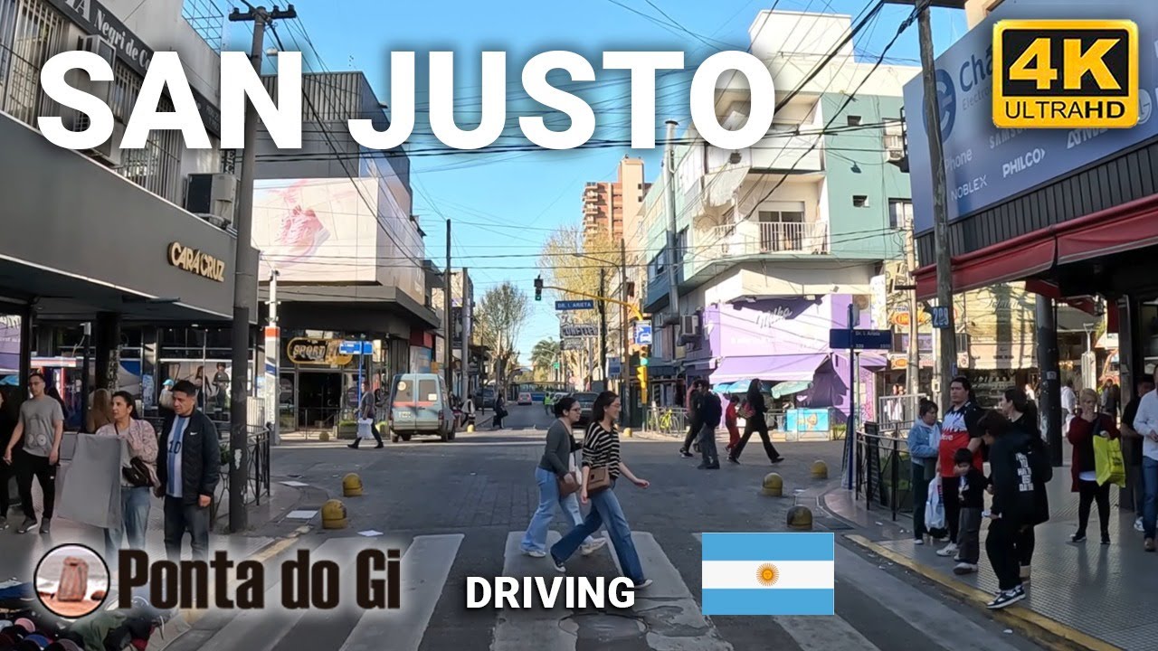 Cada día MÁS GRANDE - ASÍ está HOY la CIUDAD CORAZÓN de LA MATANZA #driving 2024 SAN JUSTO-ARGENTINA