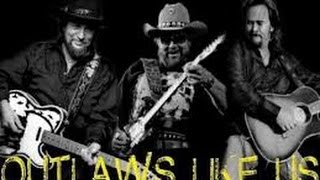 Video thumbnail of "Outlaws Like Us by Travis Tritt with Waylon Jennings and Hank Williams Jr."