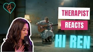 Therapist Reacts to Hi Ren by Ren #ren #hiren #therapist #reaction #therapy #inspiration #remix