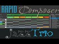 Rapid Composer User Interface. Jazz Demo featuring EZ Keys 2, Superior Drummer and VSL Fizoli piano