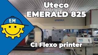 UTECO Emerald 825 8c 800mm | CI Flexo Printer | For sale by Euro Machinery
