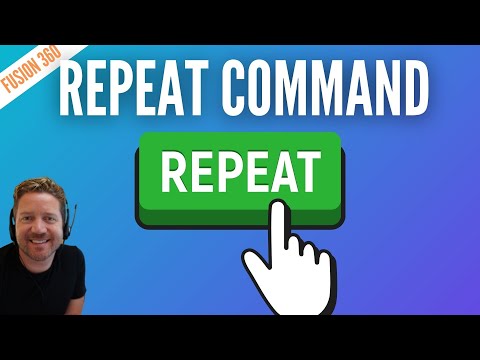 Fusion 360 Repeat Command(How To Quickly Repeat)