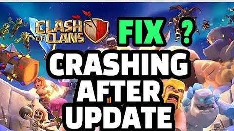 clash of clan after 2.0 builder base update clash of clan crash problem how to fix crash problem 😴