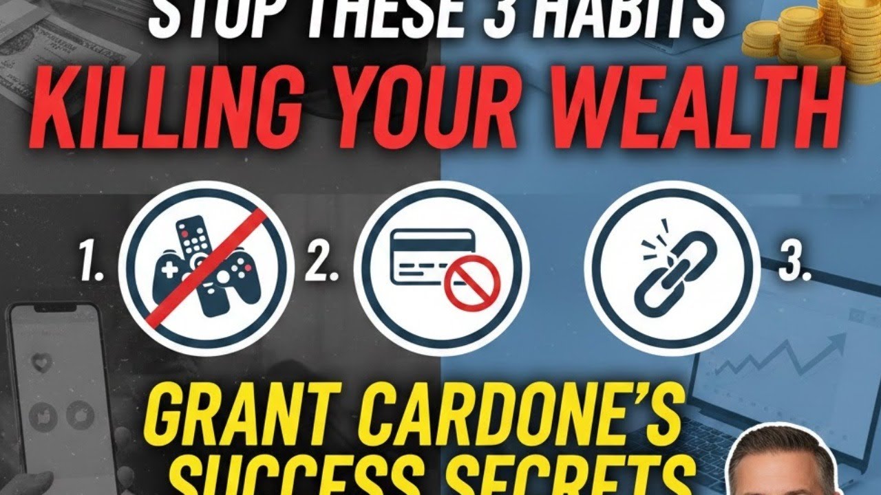 Stop These 3 Habits Killing Your Wealth | Grant Cardone's Success Tips