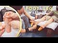 NOT ASMR | Relaxing Traditional Chinese Foot &amp; Leg Massage