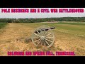 Polk Residence & A Civil War Battleground. Columbia & Spring Hill, Tennessee.