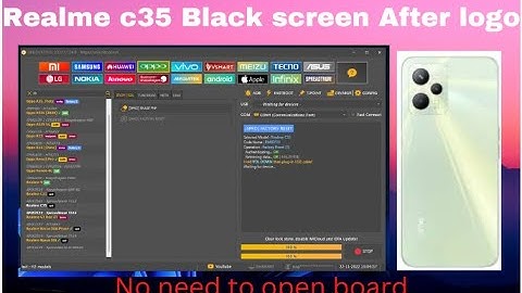 Realme C35 / RMX3511 black screen solutions