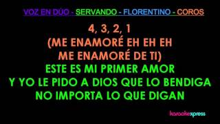 Karaoke Me enamoré (Servando y Florentino) DEMO HD con coros