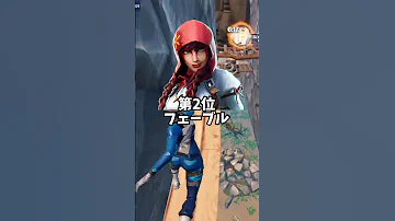 もう2度手に入らない バトルパスの可愛いスキンランキングTOP3 フォートナイト Shorts 