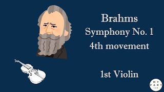 [1st Violin] Brahms: Symphony No. 1 - 4. Adagio — Più andante — Allegro non troppo, ma con brio