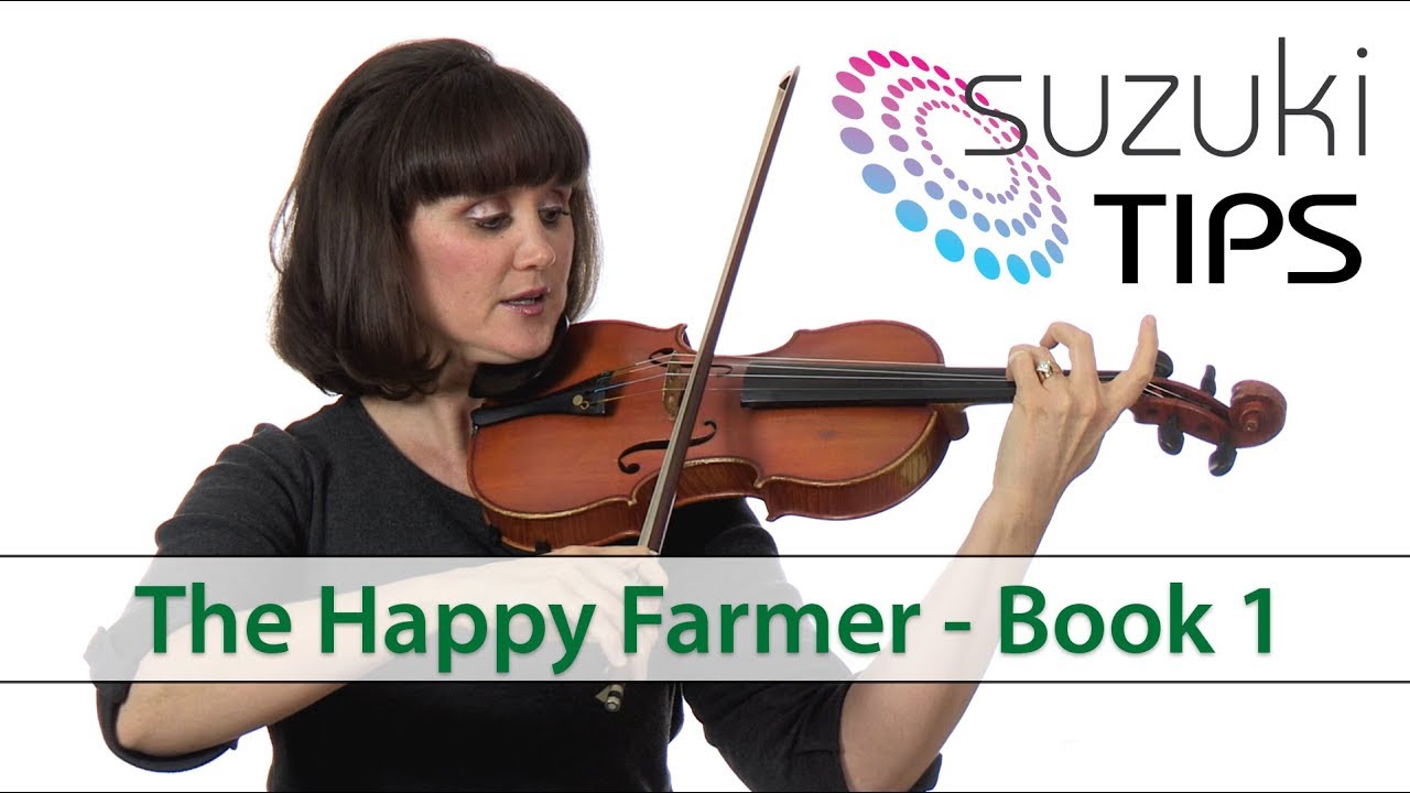 The Happy Farmer - Suzuki Violin Book Learning Tips - YouTube