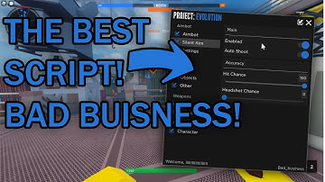 THE BEST BAD BUISNESS ROBLOX SCRIPT!, SILENT AIM + FLY, BEST RAGE CHEAT!