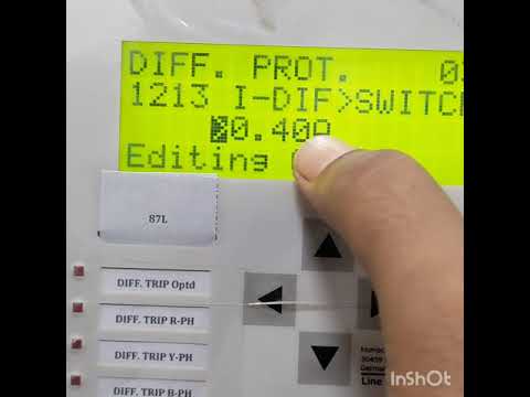 Relay Siemens 7SD61 ( Line Differential Relay) - YouTube