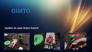 Arduino ile Robot Kol (Joystick Lazer Robot ) - GIMTO