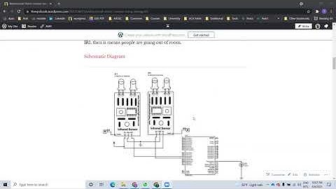 Bidirectional visitor counter using atmega32