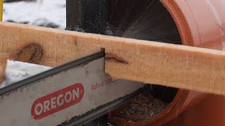 POWERFUL SAW CUTTING BIG WOOD І Wood Working Techniques, Tips and Tricks by Crafty Panda Bubbly
