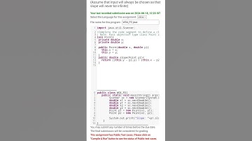 Nptel Programming in java Week 4 programming assignment 2#coding#nptellearner #programminginjava
