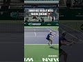 Jannik Sinner with a massive forehand in his training in Indian Wells 2026 🌴🦊🇺🇸
