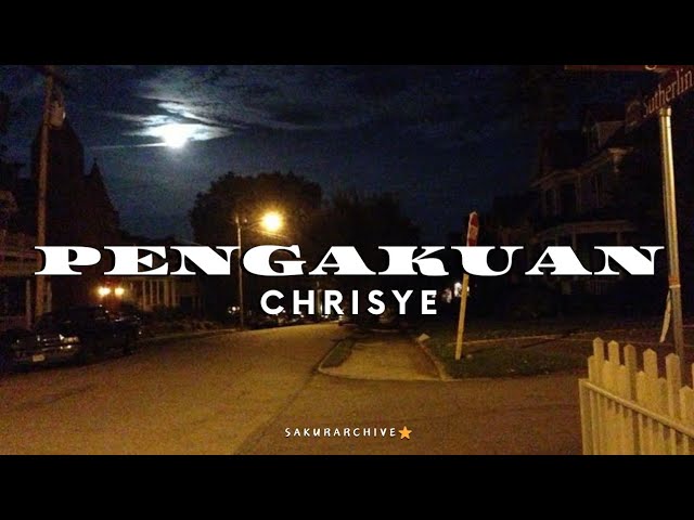 CHRISYE – PENGAKUAN [lyrics] class=