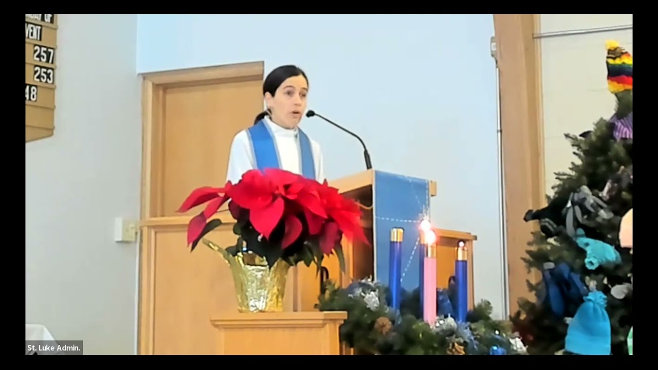 Gospel and sermon for December 11, 2022.