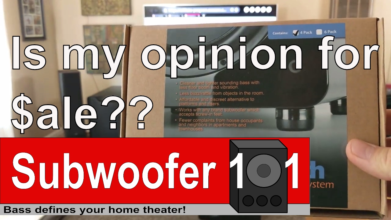 Subwoofer Isolation Controversy and SVS Affiliate Program Clarification