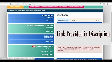 GRAMA SACHIVALAYAM RESULTS || AP