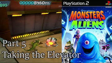 Monsters vs. Aliens the Game (2009, PS2) [Part 5] | Taking the Elevator (The Missing Link)
