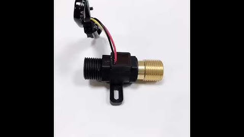 Nylon & Brass Hall DN15 Liquid Water Flow Sensor Flowmeter Valve Controller for Tankless Heater