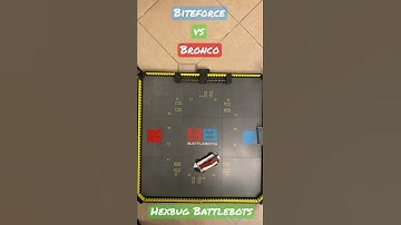 Biteforce   vs   Bronco  ….  Hexbug Battlebots